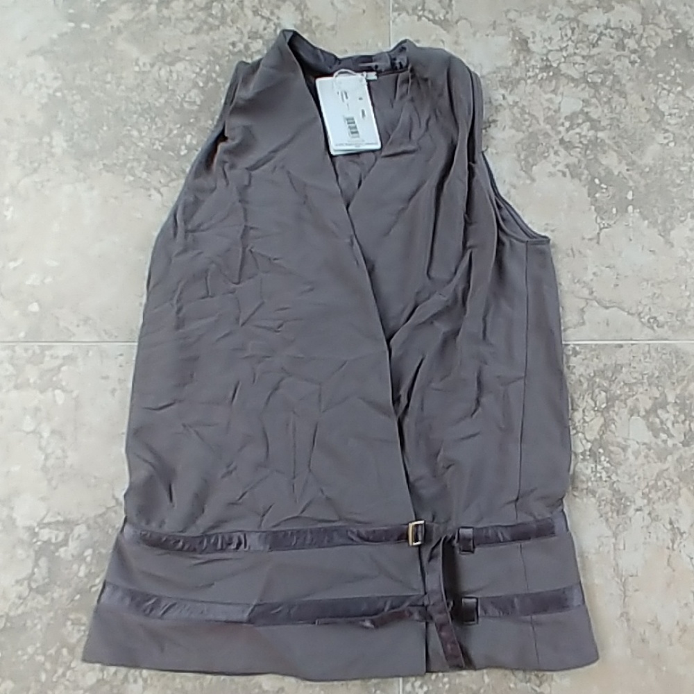 Wolford size 4 blouse wrap style